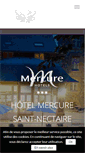 Mobile Screenshot of hotel-bains-romains.com